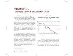 Appendix A Purchasing Power of the Canadian