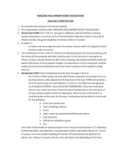 Constitution - Iroquois Falls Minor Hockey