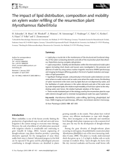 The impact of lipid distribution, composition and mobility on