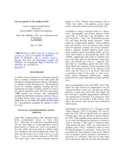 Kirby v. Sega of America