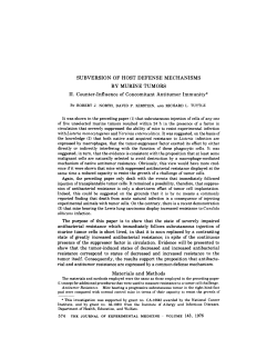 SUBVERSION OF HOST DEFENSE MECHANISMS