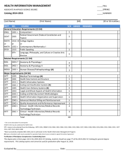 HEALTH INFORMATION MANAGEMENT