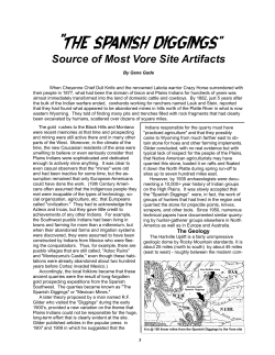 Spanish Diggings - the Vore Buffalo Jump