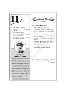 Pythagoras Theorem