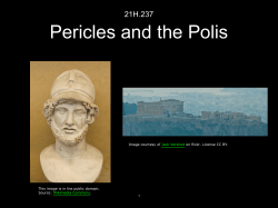Pericles - MIT OpenCourseWare