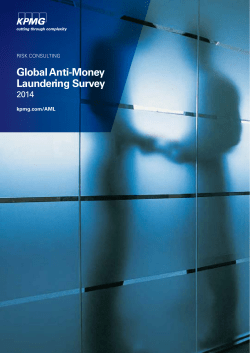 Global Anti-Money Laundering Survey &ndash; 2014