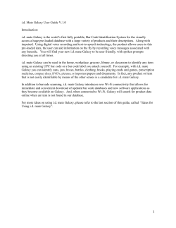 id Mate Galaxy User Guide - En