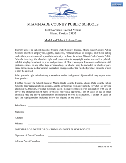 Model release form