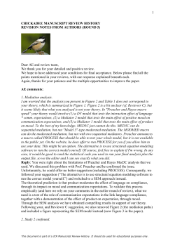Chickadee Revision Notes Round 5