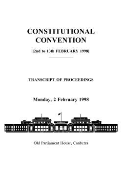 CONSTITUTIONAL CONVENTION