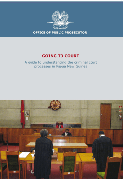 Going to Court
