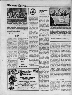 Observer Sports - NYS Historic Newspapers