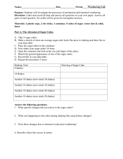 Erosion Lab Worksheet