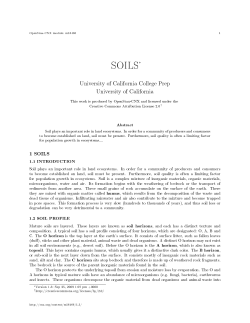 soils - OpenStax CNX