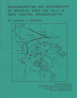 PALEOMAGNETISM AND GEOCHEMISTRY OF MESOZOIC DIKES