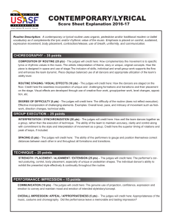 USASF 2016-17 Dance Score Sheet