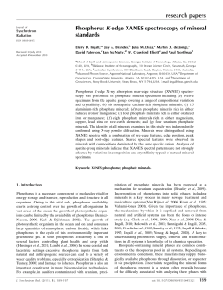 Phosphorus K-edge XANES spectroscopy of mineral standards