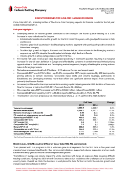 EXECUTION DRIVES TOP-LINE AND MARGIN EXPANSION Full