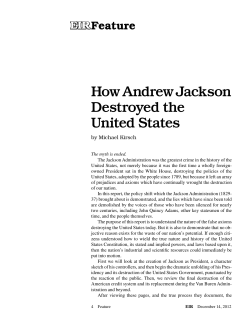 How Andrew Jackson Destroyed the United States