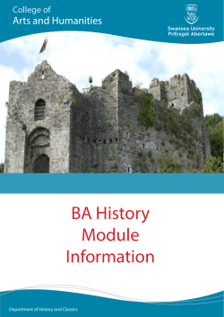 BA History Module Information
