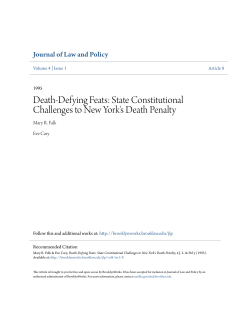 State Constitutional Challenges to New York`s