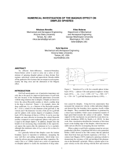 numerical investigation of the magnus effect on