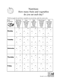 Nutrition: