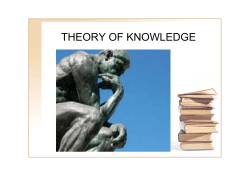 theory of knowledge