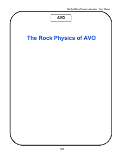 The Rock Physics of AVO