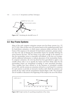 3.5 Key-Frame Systems