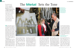 The Metal Sets the Tone - Max-Planck