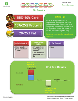 55%-60% Carb 15%-25% Protein 20