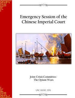Emergency Session of the Chinese Imperial Court