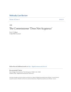 The Commissioner "Does Not Acquiesce"