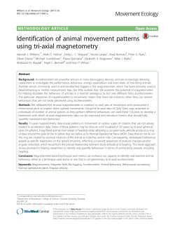 PDF - Movement Ecology