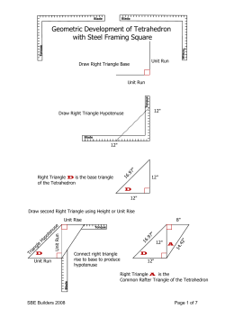 Geometric Development of Tetrahedron