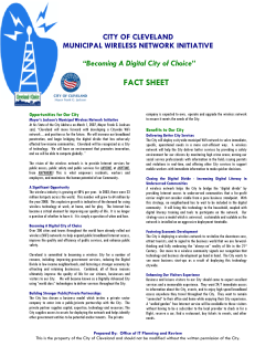 Municipal Wireless Network Initiative