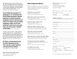 About Spanish Idioms