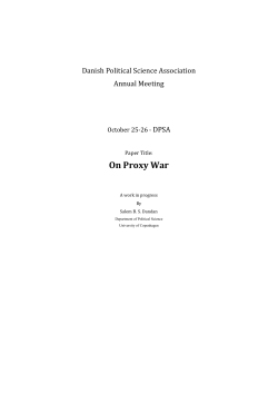 On Proxy War
