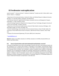 Freshwater eutrophication - LC
