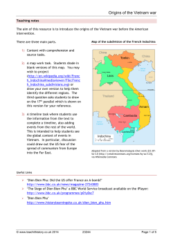 Origins of the Vietnam war