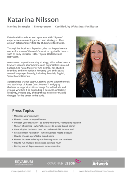 Katarina Nilsson Artwork