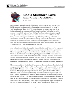 God`s Stubborn Love - Hebrew for Christians