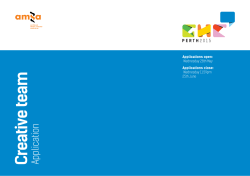 Creative team Application