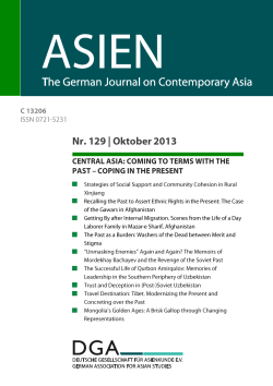Untitled - ASIEN &ndash; The German Journal on Contemporary Asia