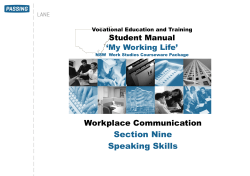 Student Manual Workplace Comm Sec 9