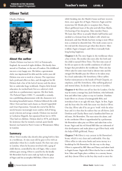 Oliver Twist - Penguin Readers