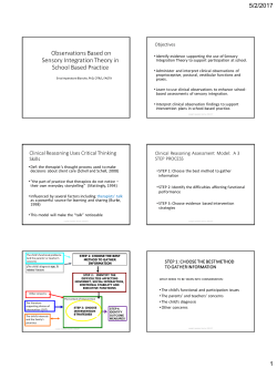 Structured Skilled Observations