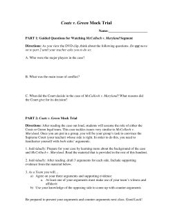 Mock Trial Packet - WordPress @ Clark U
