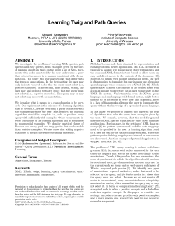 Learning Twig and Path Queries